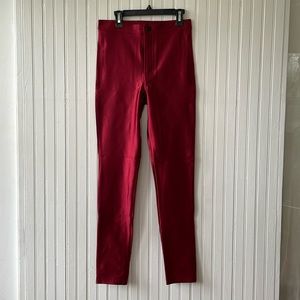 American Apparel hot pants (dark red)